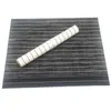 Mats Pads 1 Pcs Chic Stripe Placemat Black White Grey Rectangle PVC Heat Insulation Table Mat Non slip Pad for Dining Bowl Drink Coasters Z0502