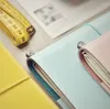 Dziennik podróży notebook TN PU skórzany luźne japoński styl słodki kolor