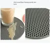 Table Mats 14cm/17cm Soft Non-Stick Round Microwave Mat Fryer Pad Resistant Silicone Baking Induction Cooker Mate Pastry Tray