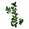 Decorative Flowers 10Pcs/Lot 2.3M Artificial Plants Grape Ivy Vine Fake Foliage Garland Hanging Wedding Home Decor