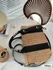 Kvinnor Luxurys Fashion Woody Tote Designers Shoppingväskor C Element Letter Thread Travel Handväskor axelväskor Crossbody stor strandväska 20237931