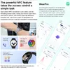 Bluetooth Call Ladies Smart Watch NFC GPS Движение движения трасс.