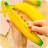 Keychains Fashion Banana Women's Coin Purse Keychain Korean Charms Cute Girls Lipstick Bag Accessories Miri22