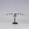 Modèle d'avion 42 cm 1/200 Antonov AN-225 AN225 Mriya Avion de transport Réplique en plastique Modèle jouet Fans adultes Collection Affichage 230503