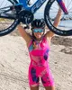 Set da corsa 2023 VVsports Ladies Cycling Estate a maniche corte Costume intero Triathlon Sportswear MTB professionale Costume da bagno Jersey