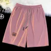 Mäns shorts koreanska mode shorts för mans casual sommar elastisk midja svett shorts cool sport slitar jogger shorts lätt 230503