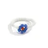 Anneaux de bande Mignon Transparent Résine Acrylique À La Main Perlé Anneau Fleur Strass Coloré Géométrique Carré Rond Pour Femmes Bijoux Y23