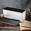 Backformen 250g450g750g900g1000g Toastformen Aluminiumlegierung Antihaftbeschichtung Toastboxen Brotlaibpfanne Kuchenform mit Deckel Backformen 230503