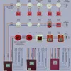 CCTV -lins 2 Zones Fire Alarm Control Panel Mini System Konventionell Salve Panel 230428