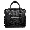 Briefcases LINSHE Crocodile Business A Briefcase Handbag Professional Men's Bags The Large Capacity Fashion