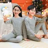 Pijamas pijamas para crianças outono inverno meninas roupas de pijama de pijama adolescentes meninos casuais roupas de dormir infantil térmica 2 a 14 y 230503