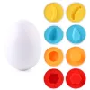 Egg Puzzle Toy Figura Fruta Comparação de ovos emparelhados inteligentes Educação infantil Inteligência Aprendendo brinquedos educacionais Para crianças