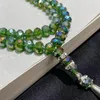 Brin 99 perles de prière en cristal Bracelets unisexe femmes hommes à portée de main musulman perlé glands pendentif chapelet bijoux cadeau