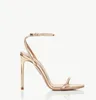 Lyxmärke aquazzurs olie sandalskor sandaler kramade satin höga klackar slingback lady elegant pumpar eu35-43