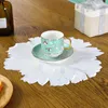 Matten Pads 2022 Nieuwe bloemen Placemat Borduurwerk Craft Water Cup Tea Tray Coaster Keuken Eettafel Placemat Lace Doily Wedding Drink Mat Z0502