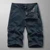 Shorts pour hommes Shorts cargo tactiques militaires pour hommes Tendance d'été Mode Pantalons décontractés multi-poches Pur coton Pantalon cargo respirant en vrac 230503