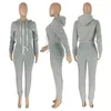 Женские брюки с двумя частями Fleece 2 jogger Set Women Cardigan Sweatsults Track Clesuits Bodycon Sports Lounge Износ.