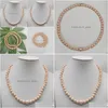 Chaînes Délicat 8 / 12Mm Rose Shell Collier De Perles 18 Pouces Femmes Mode Noble Bijoux Drop Delivery Colliers Pendentifs Dhgarden Dhkx4