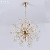 Ljuskronor LED Crystal Chandelier Light Lamp Maskros Spark Ball vardagsrum Matsklädbutik Show Window Dekorativ Hang Lightin