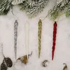 Weihnachtsschmuck 5 stücke Transparent Eiszapfen Anhänger Baum Hängendes Dekor Simulation Eis Für Jahr Xmas Party Home Ornaments1