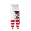 Broek USA vlag Amerikaanse sterren en strepen 3D bedrukte broek kinderen mannen vrouwen losse broek Halloween voor unisex broek cosplay kostuum