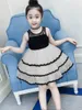 Robes fille 2023 robe fille été princesse jupe spectacle enfants mode gaze dentelle danse 2-8 ans