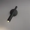 Wandlampen Noordelijke zwarte witte beugel slaapkamer lichte luxe woonkamer gangpad el led draait staten lichten verlichting