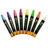 Höjare Haile 8Color 36mm Liquid Chalk Erasable Highlighter Fluorescerande markörpenna för whiteboard Graffiti LED -annonschalkavla 230503