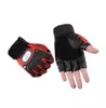 Cycling Gloves Summer Pu Material Outdoor For Sports Half Finger Sturdy Wear Resistant Fingerless Scooter Bike Mtb GlovesCycling