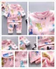 Pyjamas Babykleding Warme kleding Pyjama's Pakken Pakken jongens en meisjes herfst en winter plus fluweel dikke cartoon thuisdienst tweedelig pak 230503