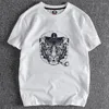 Magliette da uomo Camicia da uomo estiva Modello stampato tigre Top T-shirt Manica corta Polo sportiva in cotone di alta qualità Streetwear europeo