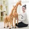 Großhandel Riesige Real Life Giraffe Plüschtiere Nette Stofftierpuppen Weiche Simulation Giraffe Puppe Hochwertige Geburtstagsgeschenk Kinder Spielzeug 60 cm / 80 cm / 100 cm