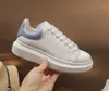 Projektanci duże sukienki buty Sneaker Buty swobodne Białe czarne skórzane luksusowe espadrilles męskie płaskie trenera Treakery Rozmiar 35-44