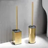 Szczotki długie uchwyt podłogi stoisko ze stali nierdzewnej szczotka toaletowa montowana na ścianie szczotka toaletowa z uchwytem narzędziem do czyszczenia łazienki