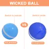 Toys New 2nd Generation Waterproof Pet Magic Roller Wicked Ball Auto Sleep Antibite USB Electric LED Rolling Flash Ball Cat Dog Toy