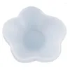 Cajas de almacenamiento Contenedores DIY Flower Bowl Plate Molde de silicona para resina Art Home Decor Fluid Epoxy Molds Tray