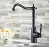 Kitchen Faucets Black Oil Rubbed Brass Faucet For Mixer Tap Cold And Sink Nsf060