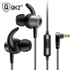 Qkz ck1 hörlurar för telefon mp3 mp4 buller isolerande stereo sport i öronörlurarna öronsnbud fone de ouvido audifonos auriclears hörlurar