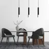 Kolye lambaları Nordic tarzı kişilik G4 lamba çubuğu ahşap sanat ışıkları modern başucu masif ahşap yemek odası