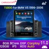 128G IPS DSP RDS 2 DIN ANDROID 11 CARPLAY AUTO CAR DVD RADIO FOR BMW X5 E39 M5 1999-2003 2006マルチメディアプレーヤー4G GPSステレオ