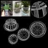 Planters 2pcs Plastic Mesh Pots Net Cloning Basket Hydroponic Aquarium Insert Plants Growth Flower Pot Tray Garden Supplies