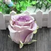 Fiori decorativi 12 pezzi/9 cm Testa finta rose di seta artificiale teste di rosa flores Rosas artificiais per bouquet di decorazioni per matrimoni boutonniere