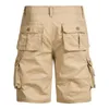 Shorts pour hommes Shorts pour hommes Lâche grande taille Salopette multi-poches Coton d'été Pantalon en nickel confortable Pantalon de plage de sport décontracté en plein air 230503