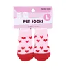 Dog Apparel Size L M S Pet Cat Socks Traction Control For Indoor Wear ClothingDog