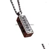 Kettingen S925 Pure Sier oude Thaise zes woorden Wave ketting Harmonica hanger hangende mannen laten aflevering sieraden kettingen hangers dhgarden dh1uu