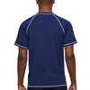 Mens tshirts praia verão grande tamanho esportivo de surf swim camisa de manga curta desgaste seco rápido de água ao ar livre 230503