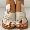 Sandales femmes chaussures d'été plates pour chaussures 2023 pantoufle plage femme tongs élégant