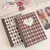 Anteckningar Minkys Retro Rhombus A5 Kpop Pocard Binder Collect Book Idol Po Card Album Kawaii Stationery 230503