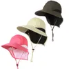 Utomhushattar Fashion Sunscreen Shawl Fishing Accessorie Vandring Solskydd Cap Fishing Hat Neck Flap Cover Outdoor J0502