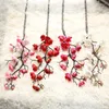 Decoratieve bloemen 23/60 cm kunstmatige zijden Chinese pruim kersen bloesem flores sakura boomtakken huistafel woonkamer decor diy bruiloft